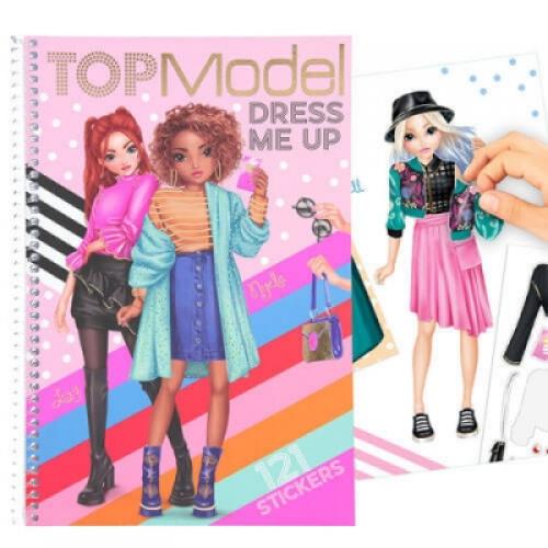 TopModel Dress Me Up CUTIE sticker book Fashion design activity book  stickers