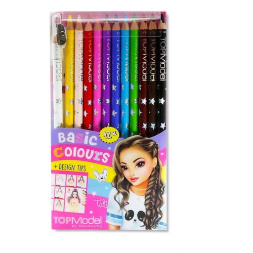 Art Supplies : Depesche - Top Model Basic Coloured Pencil
