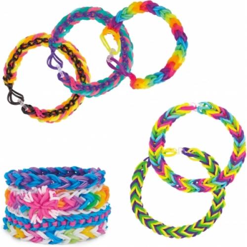 3000 Rubber Band Bracelet Kit, Colorful Loom Bracelet Making Kit