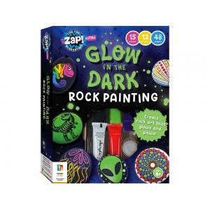 4M - KidzMaker - Glow in the Dark Space Rock Painting - Johnco